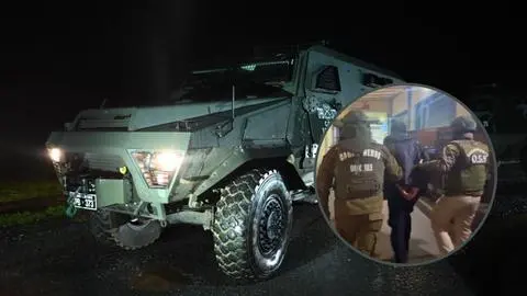 Allanan viviendas en Temucuicui para detener a cinco personas por robos, atentados incendiarios y posesión de drogas