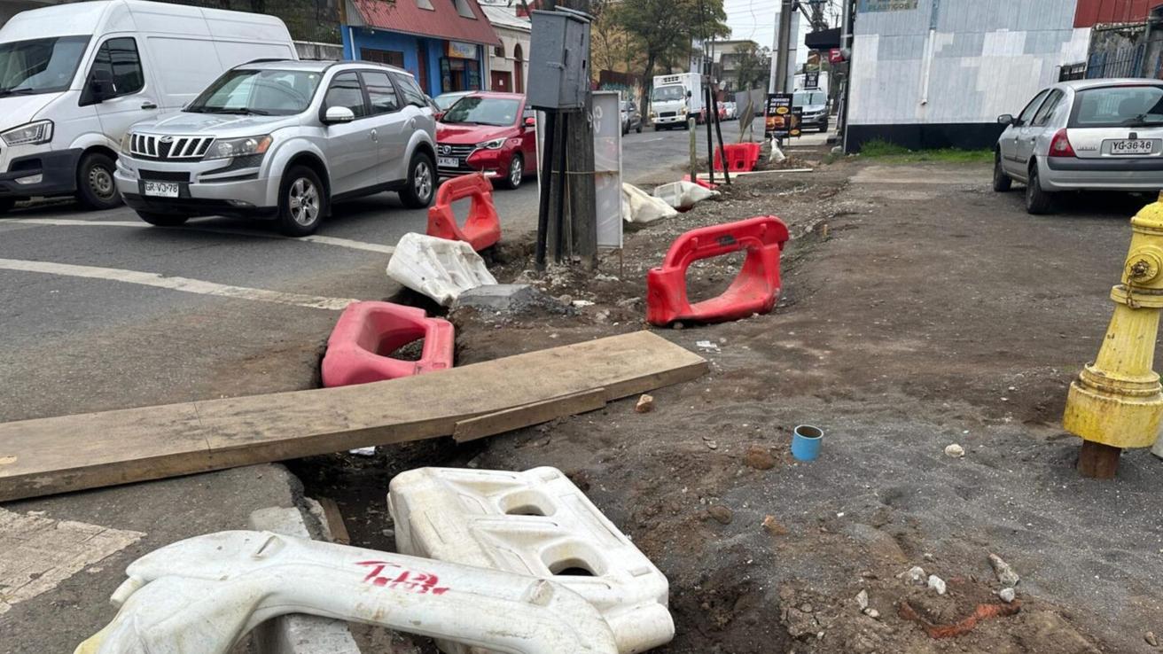 En que gastará Concepción el seguro de 7.800 UF por obras de veredas que abandonó Tapusa