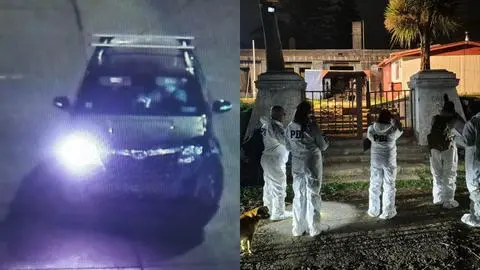 Encuentran el auto usado en el homicidio de adulta mayor en la Casa Schwager de Coronel