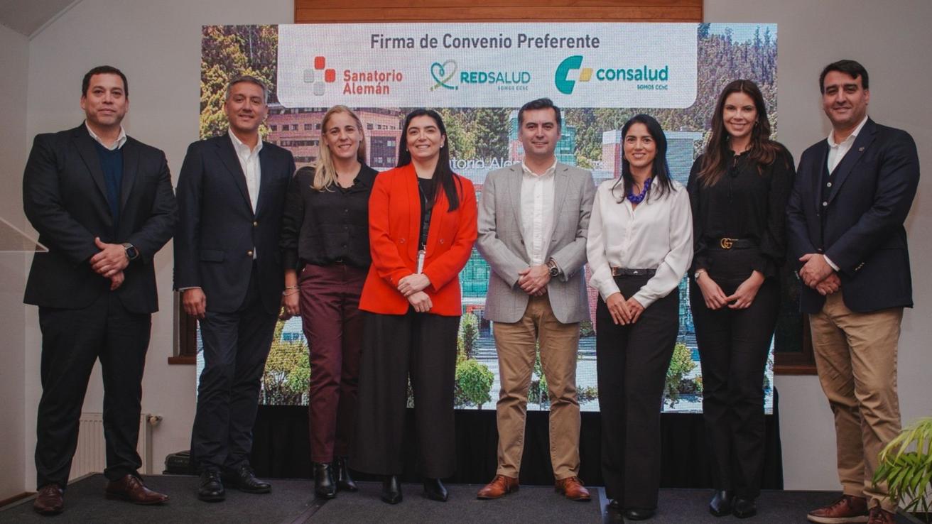 RedSalud fortalece su presencia en el Biobío y lanza convenio preferente entre el Sanatorio Alemán y Consalud