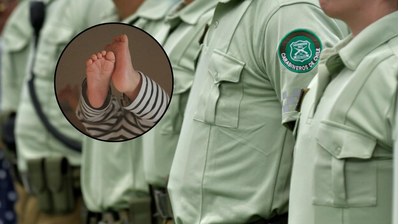 Mujer dio a luz en el baño asistida por Carabineros: No sabía que estaba embarazada