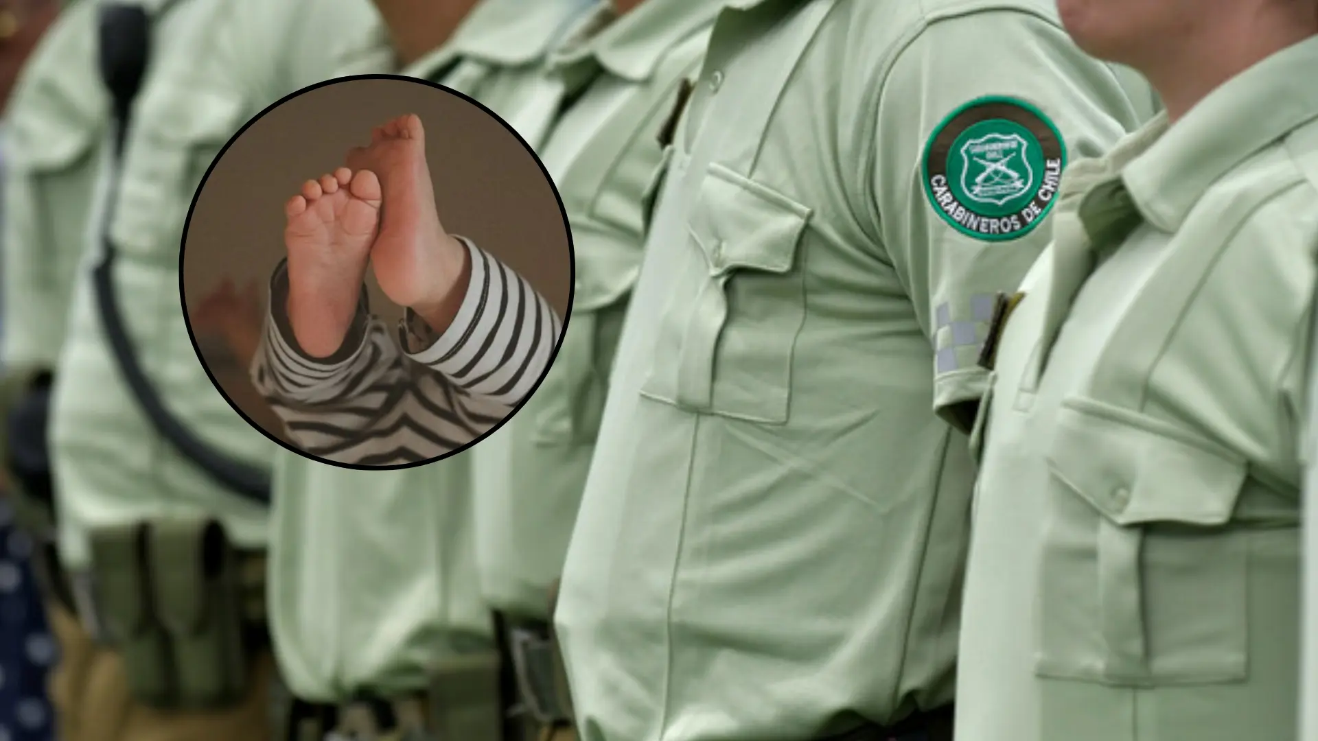 Mujer dio a luz en el baño asistida por Carabineros: No sabía que estaba embarazada