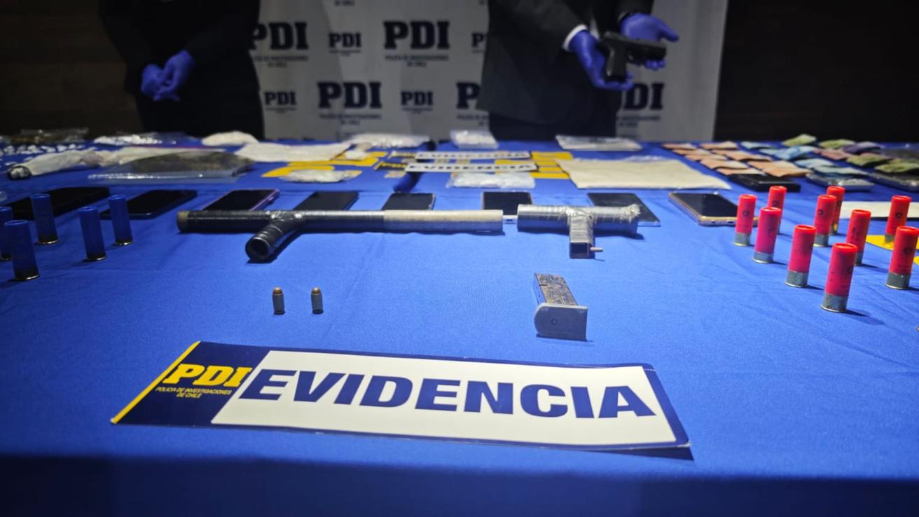 Golpe al microtráfico de drogas en la cuenca del carbón: PDI allana más de 40 viviendas en operativos