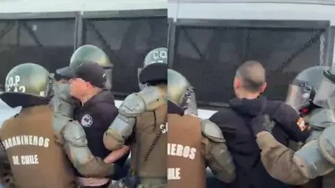 Tres hombres son detenidos durante visita del Presidente Kast al Mercado de Concepción
