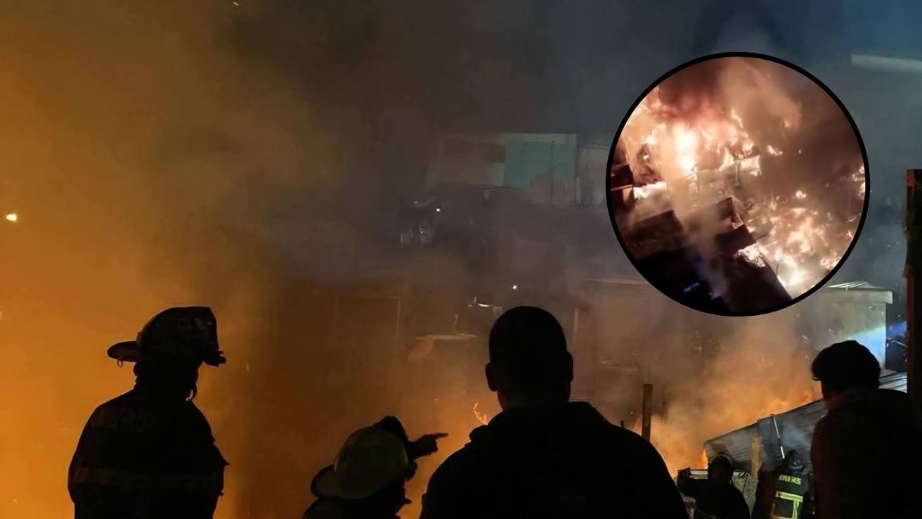 Incendio en campamento deja a un menor muerto y 49 damnificados