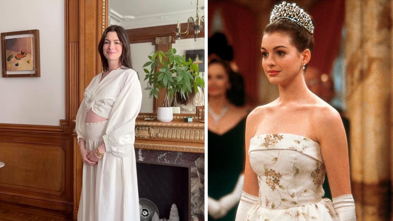 El heredero de “Genovia”: Anne Hathaway anunció que espera a su tercer hijo