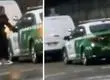 ¡Insólito!: Dan de baja a carabinera tras ser captada comprando alcohol en patrulla policial