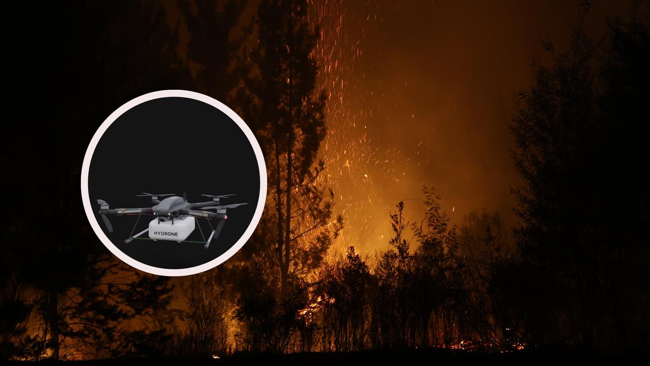 Hydrone: Estudiantes de Concepción crean sistema para combatir incendios forestales sin intervención humana