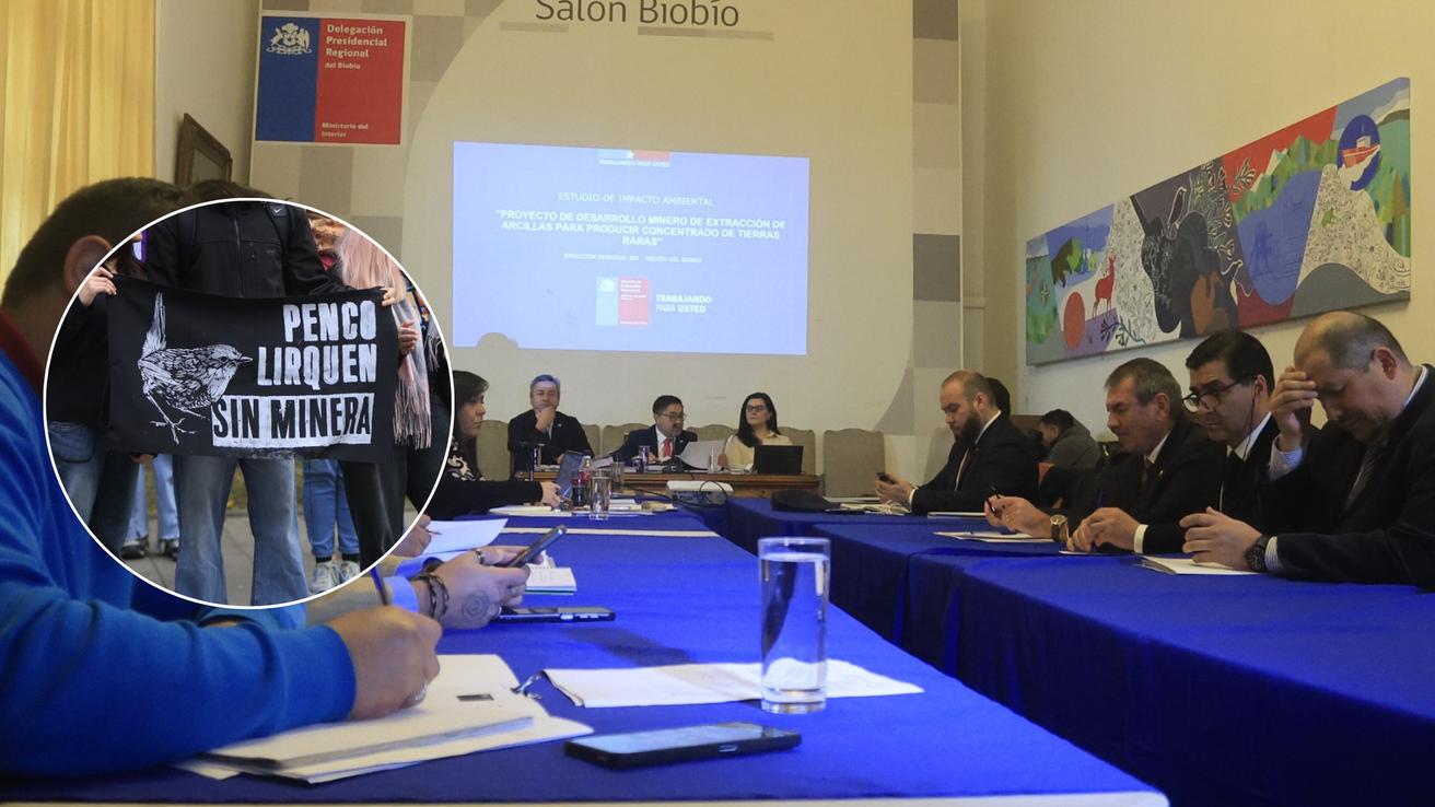 Con protestas en la sala, Coeva aprueba de forma unánime el proyecto de tierras raras en Penco