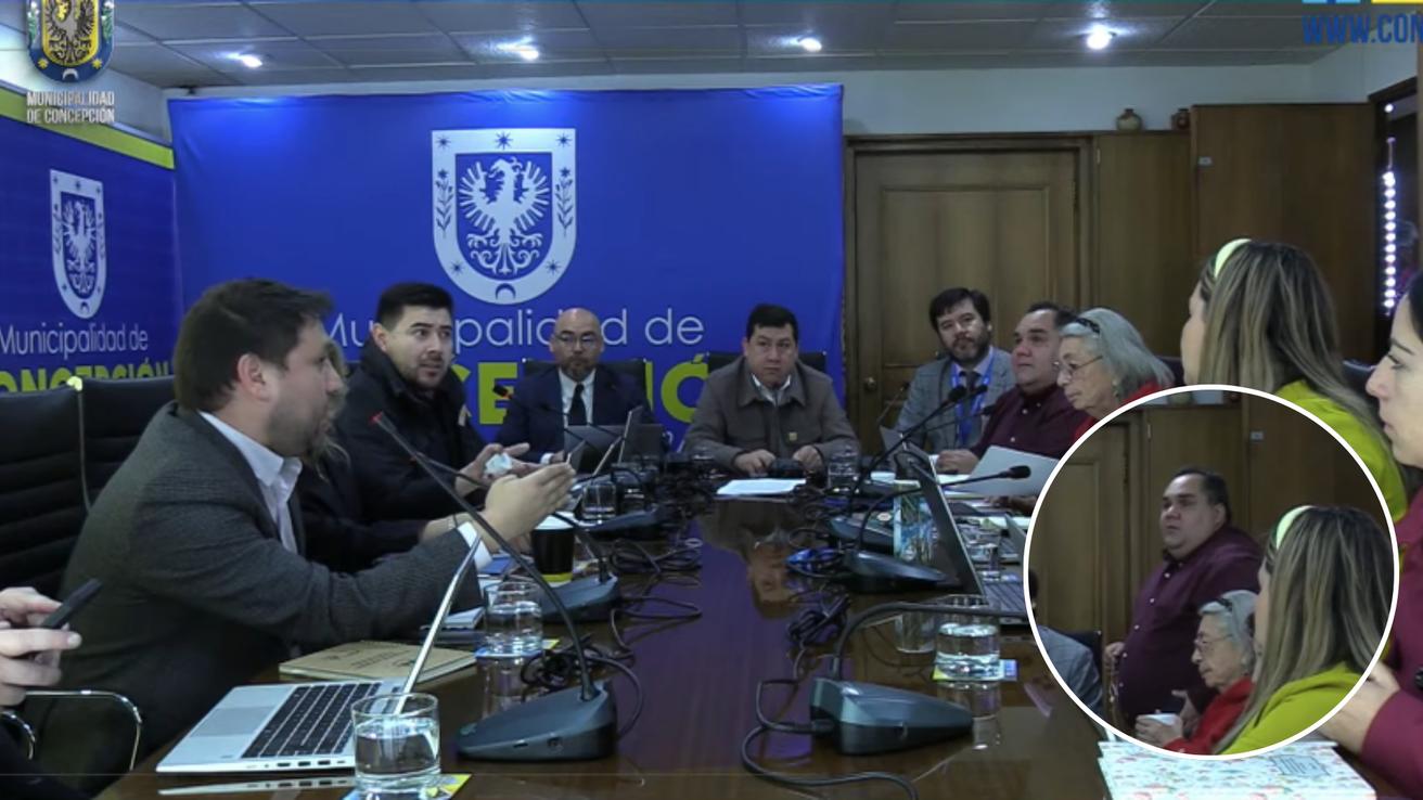 Tensión en la Municipalidad de Concepción: concejal con discapacidad visual deja la sesión luego de que le solicitaran leer un acta