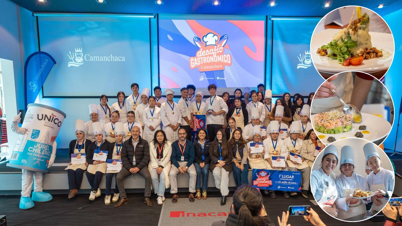 Escolares del Biobío conquistaron con originales recetas de salmón y jurel en Desafío Gastronómico de Camanchaca
