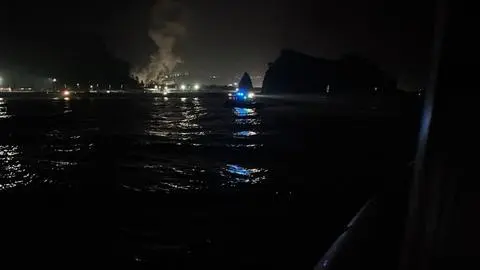 Tripulante de bote cae al agua en Constitución y activa intenso operativo de búsqueda