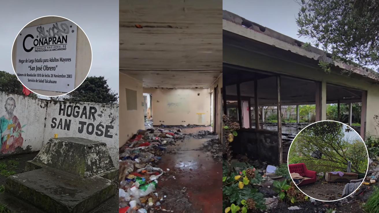 Vecinos y autoridades de Hualpén buscan recuperar hogar de ancianos abandonado que hoy es foco de delincuencia
