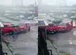 Brutal pelea de vecinos en Hualpén deja un herido grave: Captan choque de camionetas y agresión con fierros