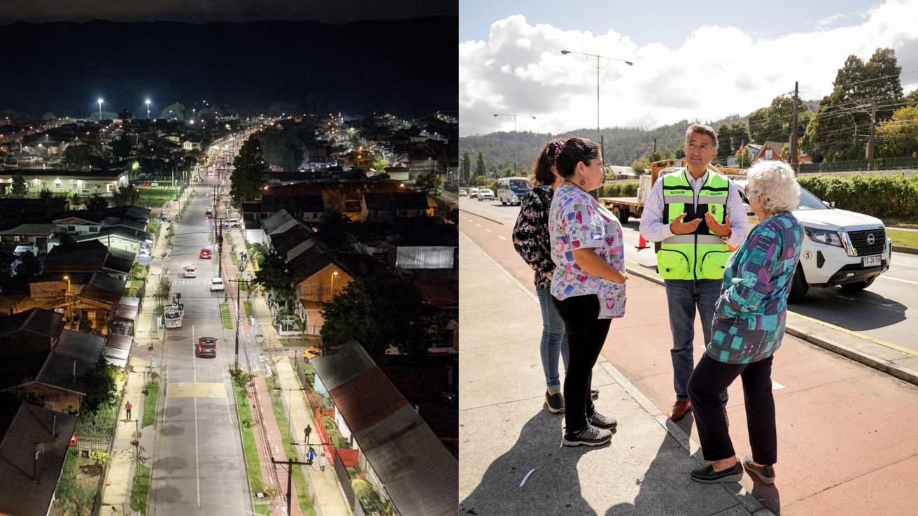 Chiguayante alcanzará un 90% de cobertura de alumbrado público LED durante 2026