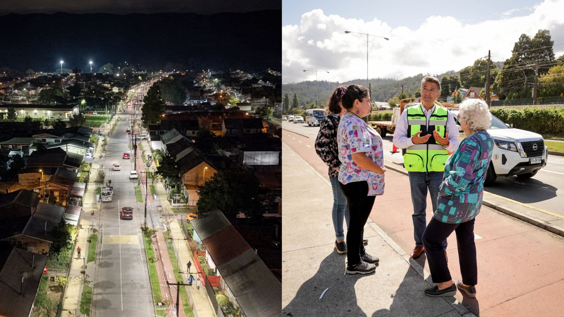 Chiguayante alcanzará un 90% de cobertura de alumbrado público LED durante 2026