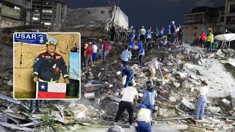 Bombero de Talcahuano viaja a Venezuela para apoyar rescate tras terremotos y se integra a misión internacional USAR