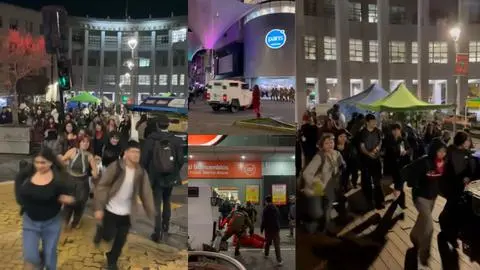 Marcha de estudiantes termina con incidentes en centro de Concepción: Amplio despliegue de Carabineros