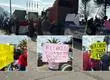 Trabajadores de la Salud protestan tras arribo del Presidente Kast al Gran Concepción por botadura de buque en Base Naval