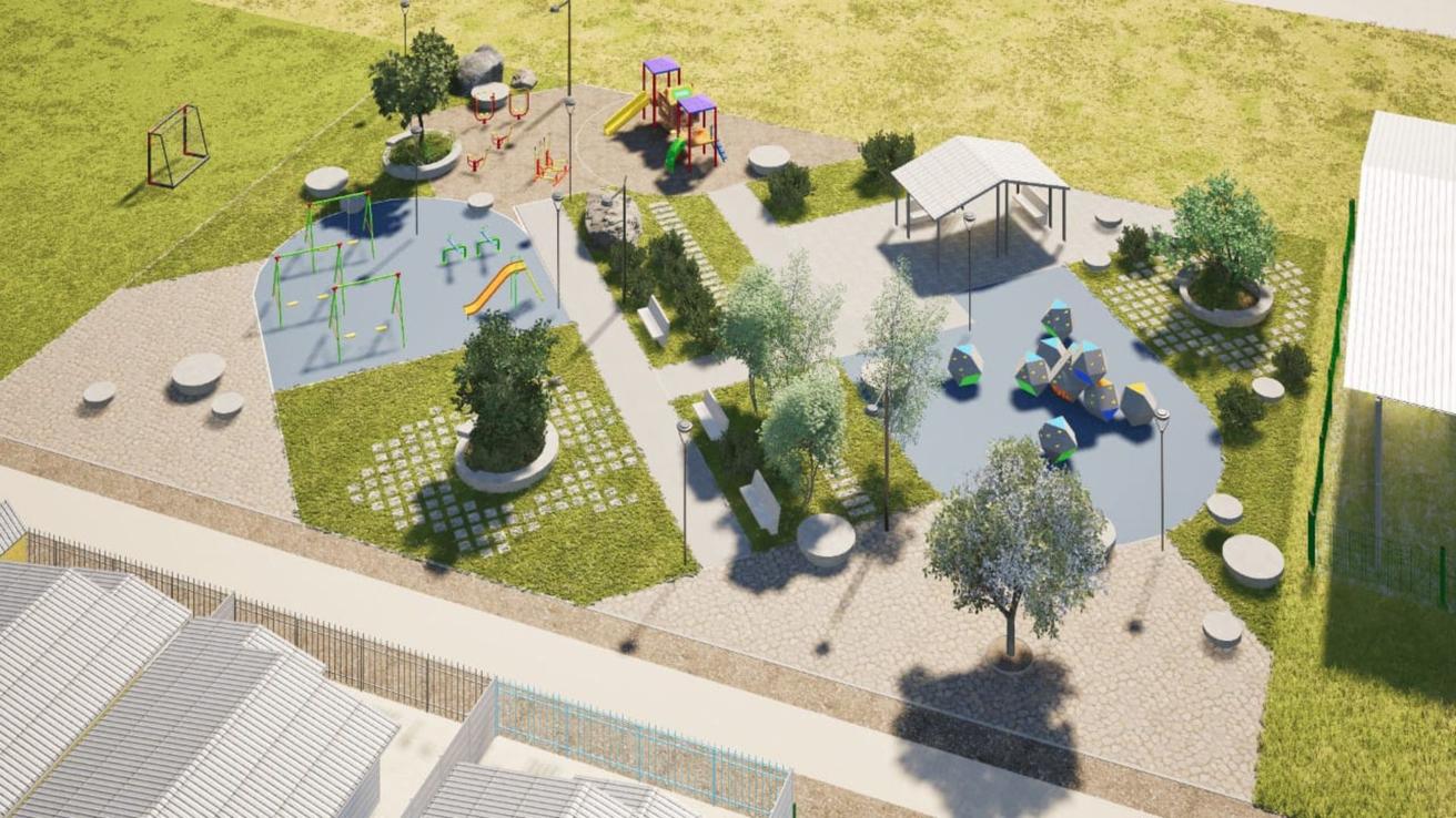 Antuco proyecta nueva plaza para Villa Jardín con protagonismo de la comunidad