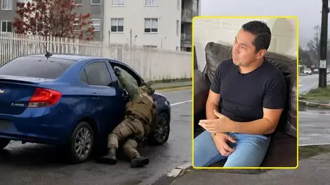 Habla carabinero que sobrevivió tras ser arrastrado en Chiguayante: “Pensé en mis hijos para aferrarme… él me decía ‘cáete’”