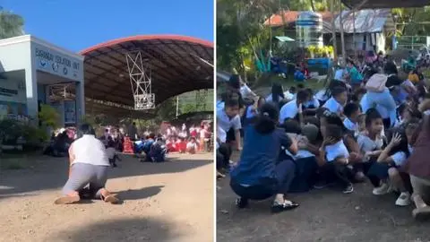 Imagen de Alcanzó intensidad IX: videos captaron cómo se sintió el fuerte terremoto 7.8 que remeció a Filipinas