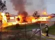 Incendio destruyó escuela rural en Fresia