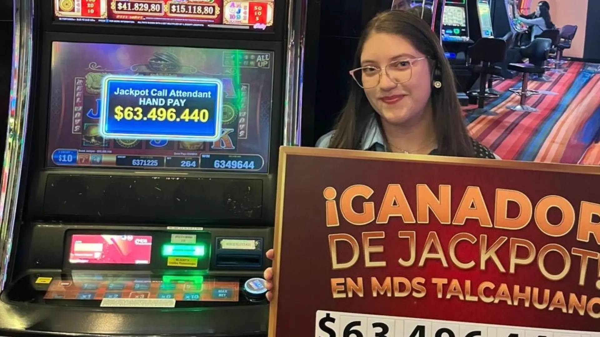 Premio superó los $63 millones: La suerte marcó el fin de semana en Casino MDS Talcahuano