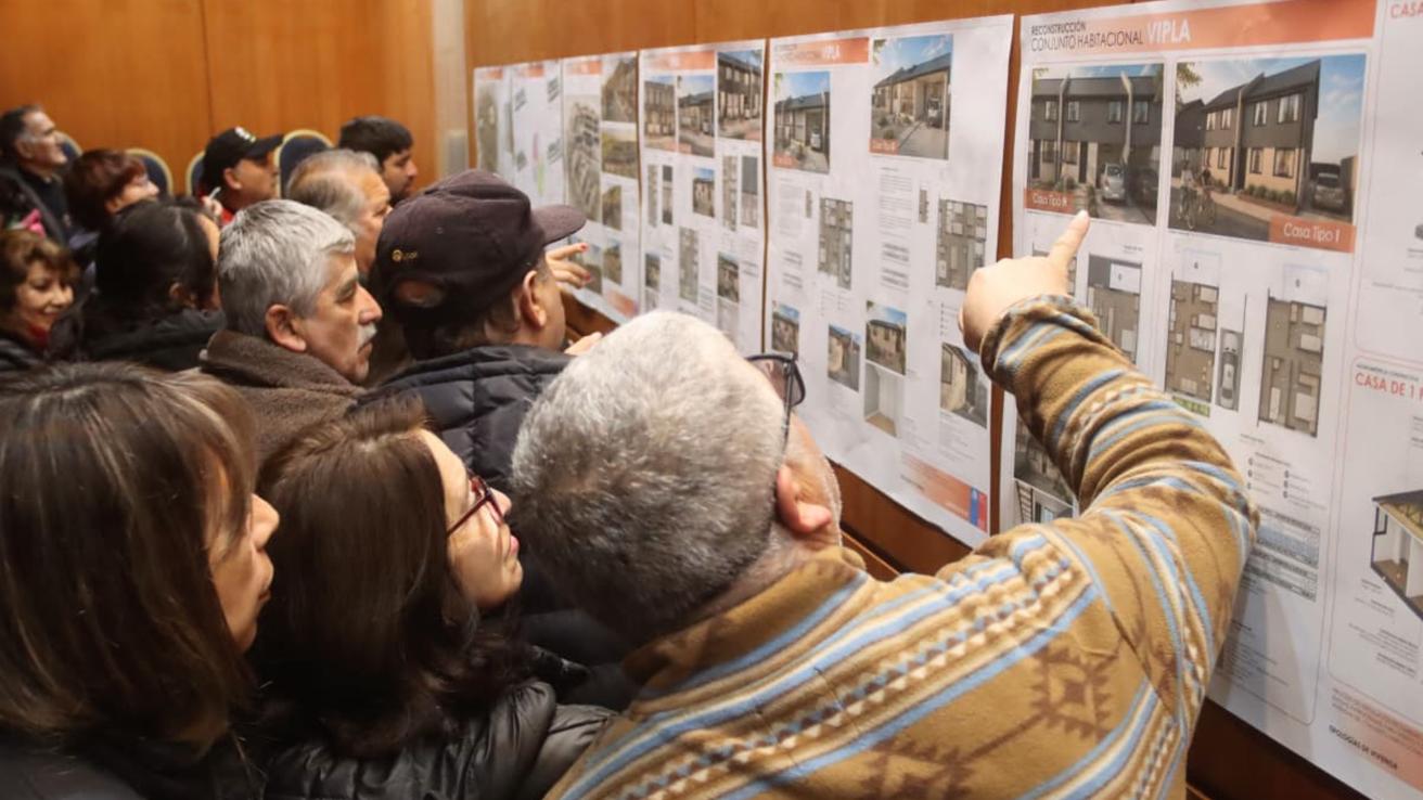 216 familias de Penco eligieron proyectos para sus nuevas viviendas tras incendios