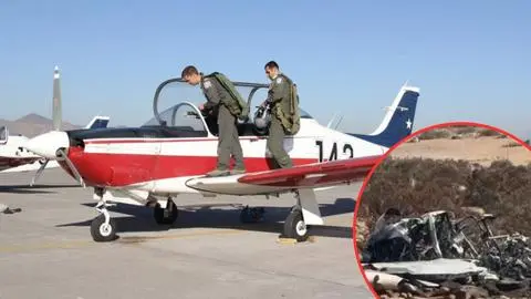 Avioneta de la FACh queda totalmente destruida en aterrizaje forzoso en La Higuera