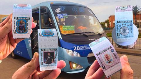 Línea de buses Nueva Llacolén lanza 132 boletos coleccionables del Mundial para el Gran Concepción