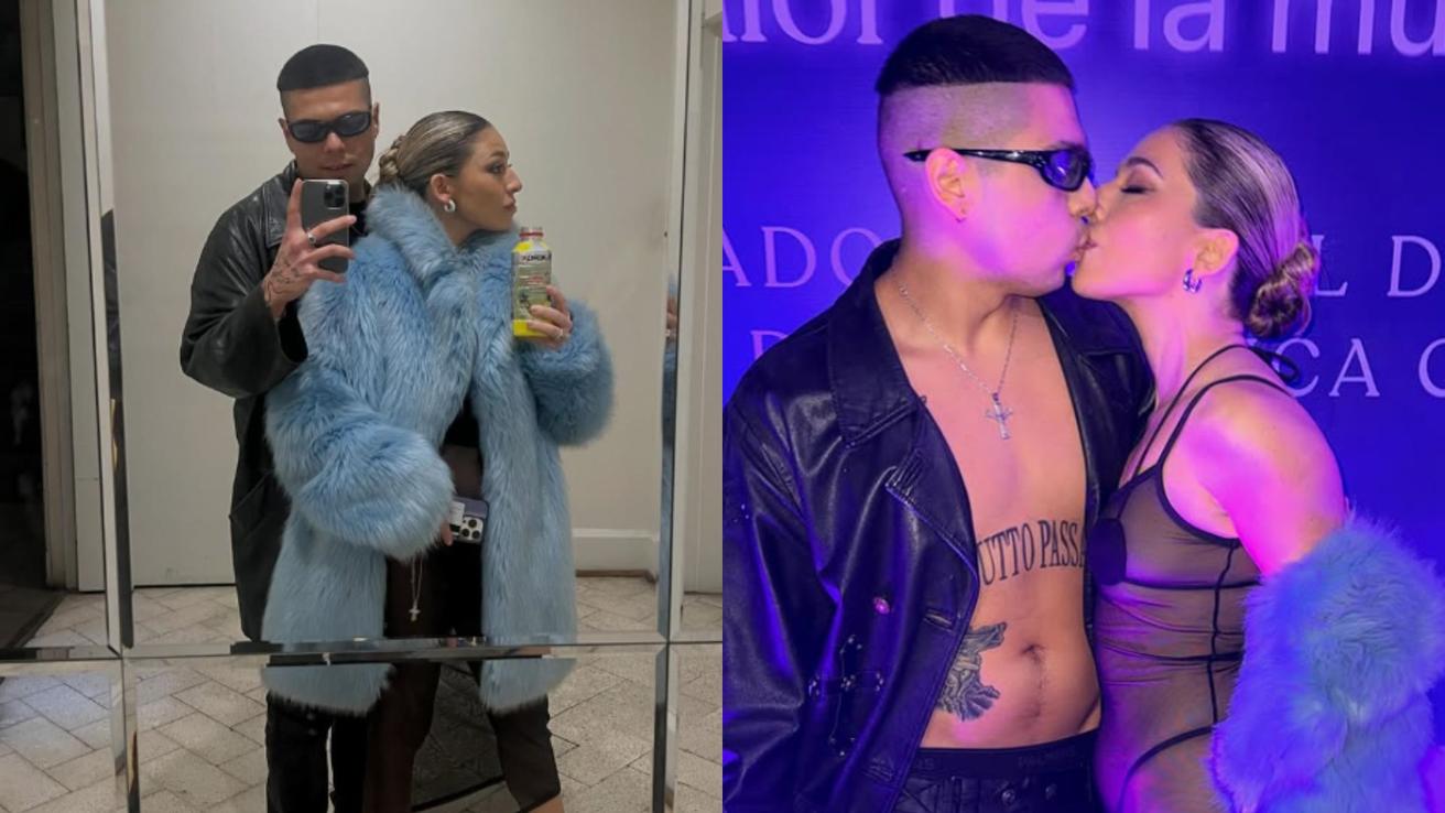 Gianluca y Romina Pistolas se besan en los Premios Pulsar ¿Relación o promoción?