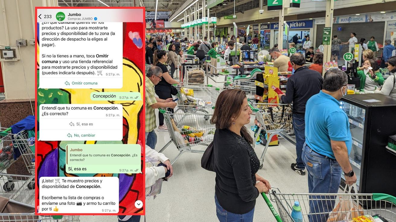 Supermercado ya permite comprar a través de WhatsApp en Concepción y gran parte de Chile
