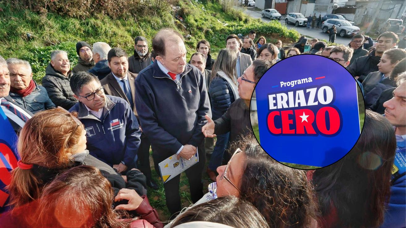 Plan “Sitio Eriazo Cero” en Concepción: Ministro Poduje entrega terreno en Barrio Norte para construir moderno polideportivo