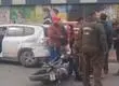 Violento accidente deja a motociclista en estado de gravedad tras chocar con un automóvil