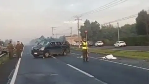 Grave accidente en San Rafael deja dos muertos y seis heridos que se encuentran en riesgo vital