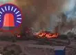 Decretan Alerta Roja en Vicuña por violento incendio forestal fuera de control