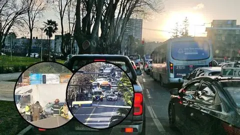 Caos vial en uno de los principales accesos de Concepción tras fatal accidente