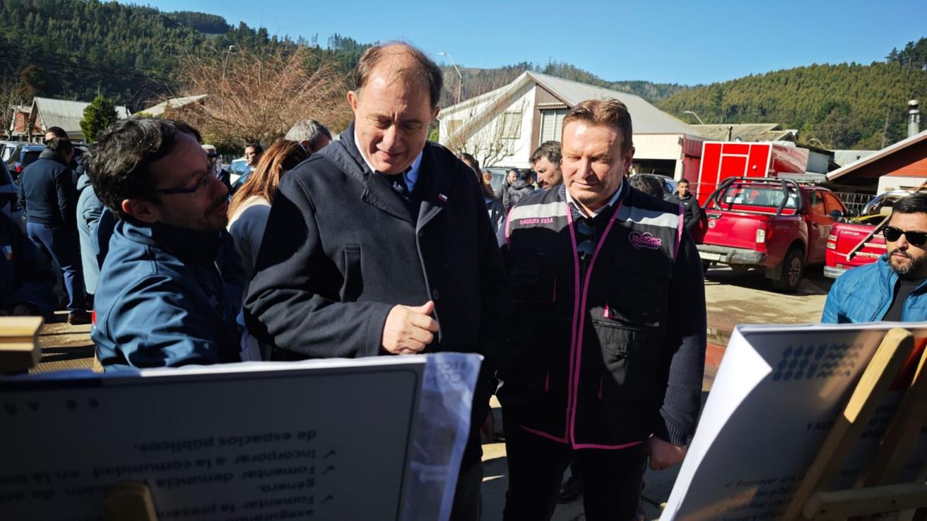 Reconstrucción en Penco-Lirquén: Seleccionan proyectos para Vipla y Geochile y fijan fecha clave para Ríos de Chile