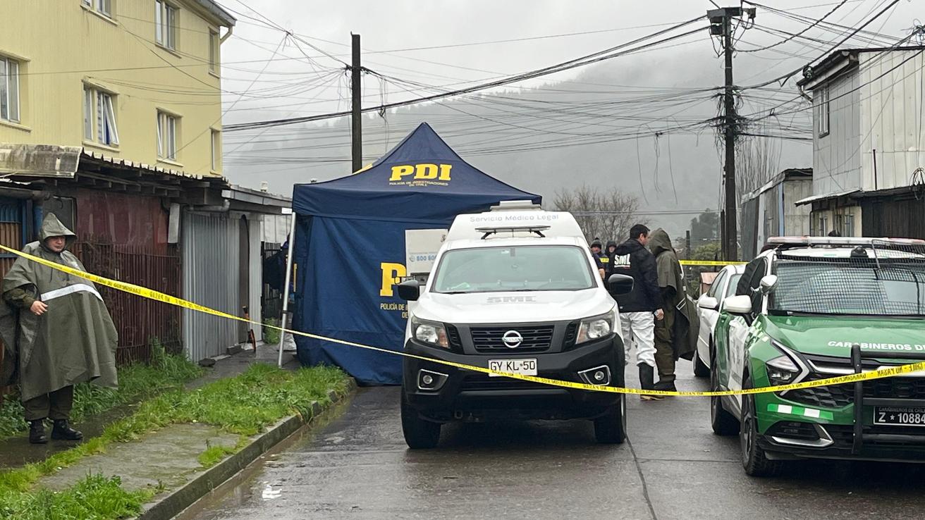 Persona muere asesinada con una herida cortante en el cuello en Chiguayante: Ocurrió en plena vía pública