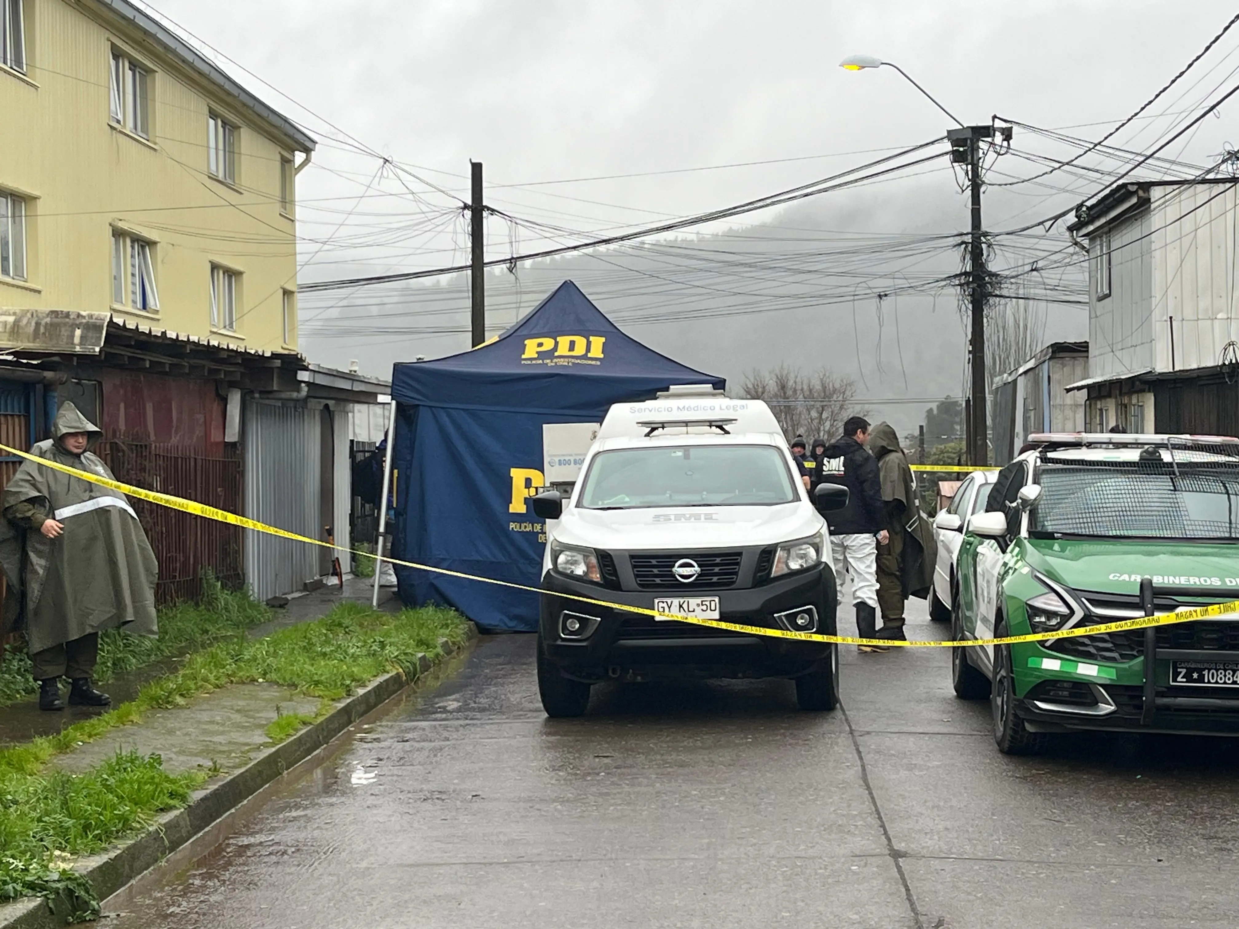 Persona muere asesinada con una herida cortante en el cuello en Chiguayante: Ocurrió en plena vía pública