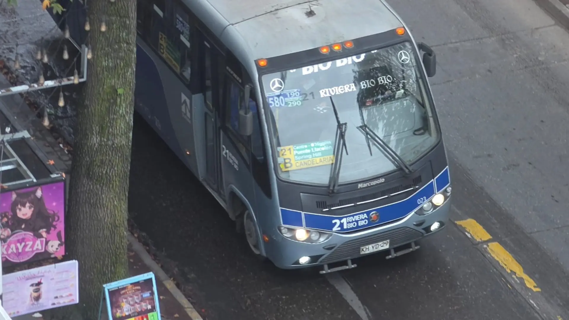 Conductores de buses Riviera Biobío inician paro acusando presuntos descuentos en subsidios estatales