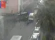 Bus de la locomoción colectiva impacta contra muro de edificio en Concepción