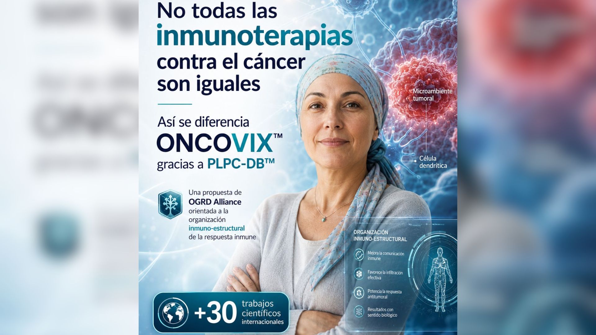 imagen de No todas las inmunoterapias contra el cáncer son iguales: así se diferencia PLPC-DB incorporado en ONCOVIX
