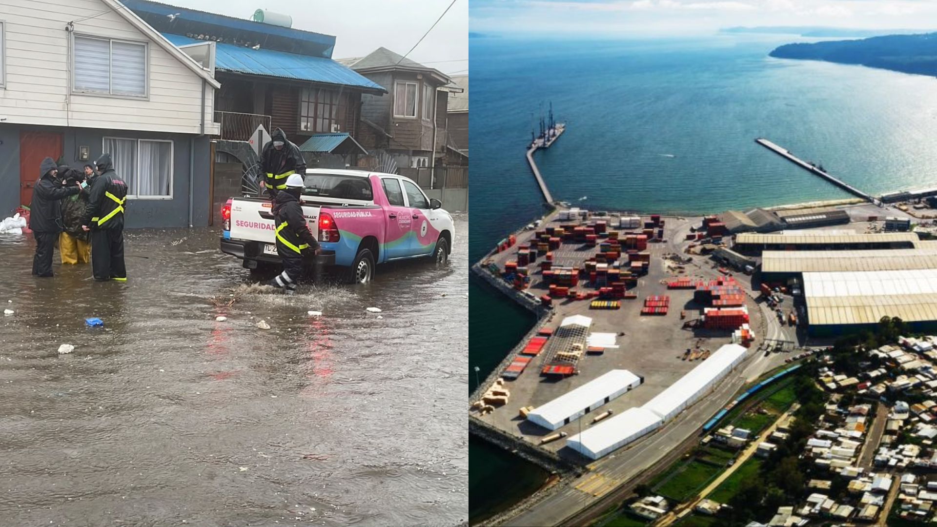 Pescadores de Penco responsabilizan a Puerto de Lirquén por violenta entrada del mar a poblaciones
