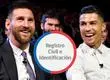 Más de 4.000 Lionel, 2.200 Ronaldo y casi mil Kylian: Registro Civil revela que el fútbol ha marcado tendencia en inscripción de nombres