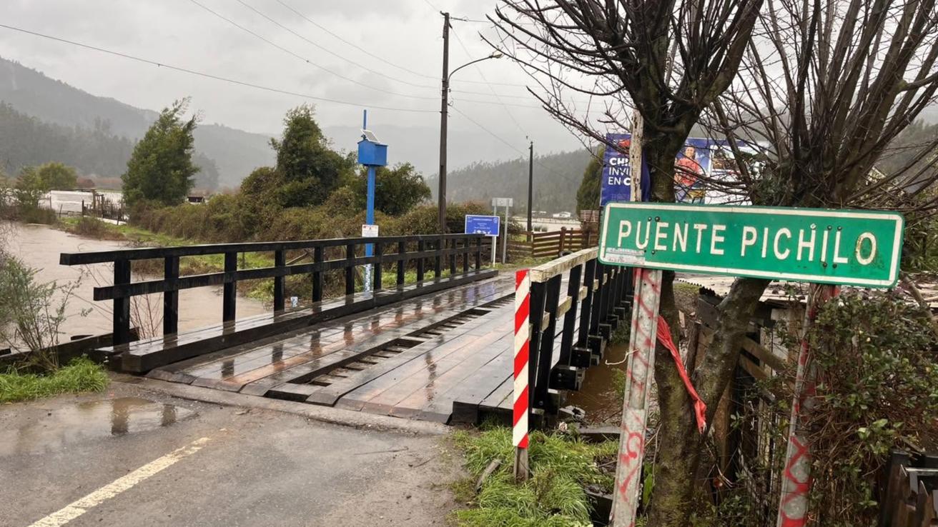 Declaran Alerta Roja en Arauco por inminente desborde del río Pichilo