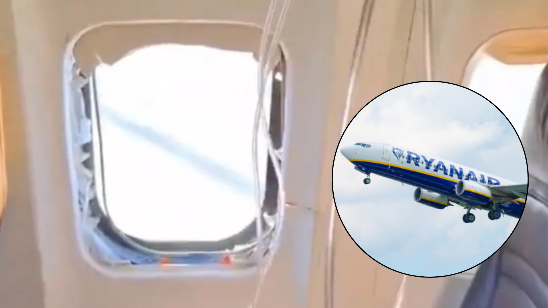 Pasajero fue succionado a través de ventana rota en pleno vuelo comercial en Europa
