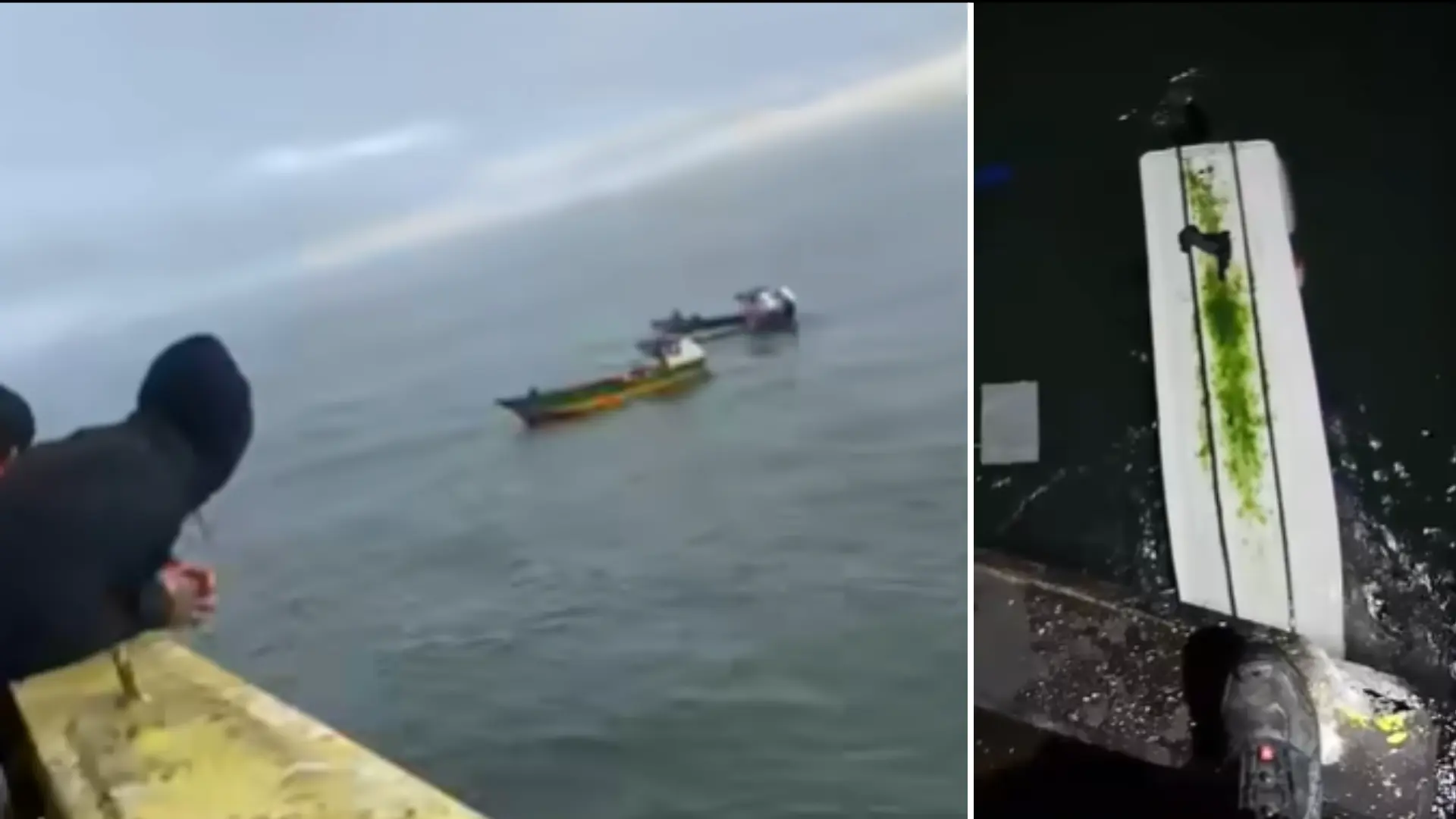 Emocionante rescate en puerto de Constitución: Colapso de grúa provocó grave accidente