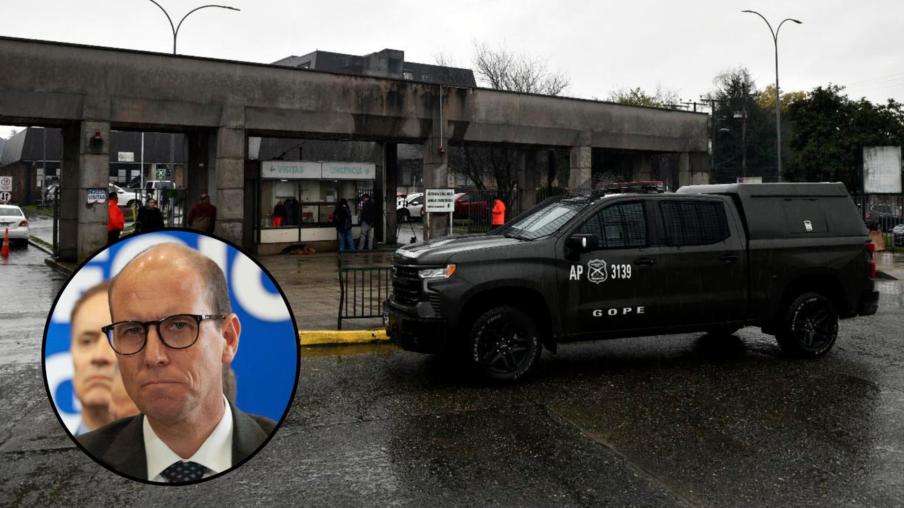 Ministro Arrau aclara que detenido por balear a dos carabineros en Valdivia será formalizado al mejorar su estado de salud